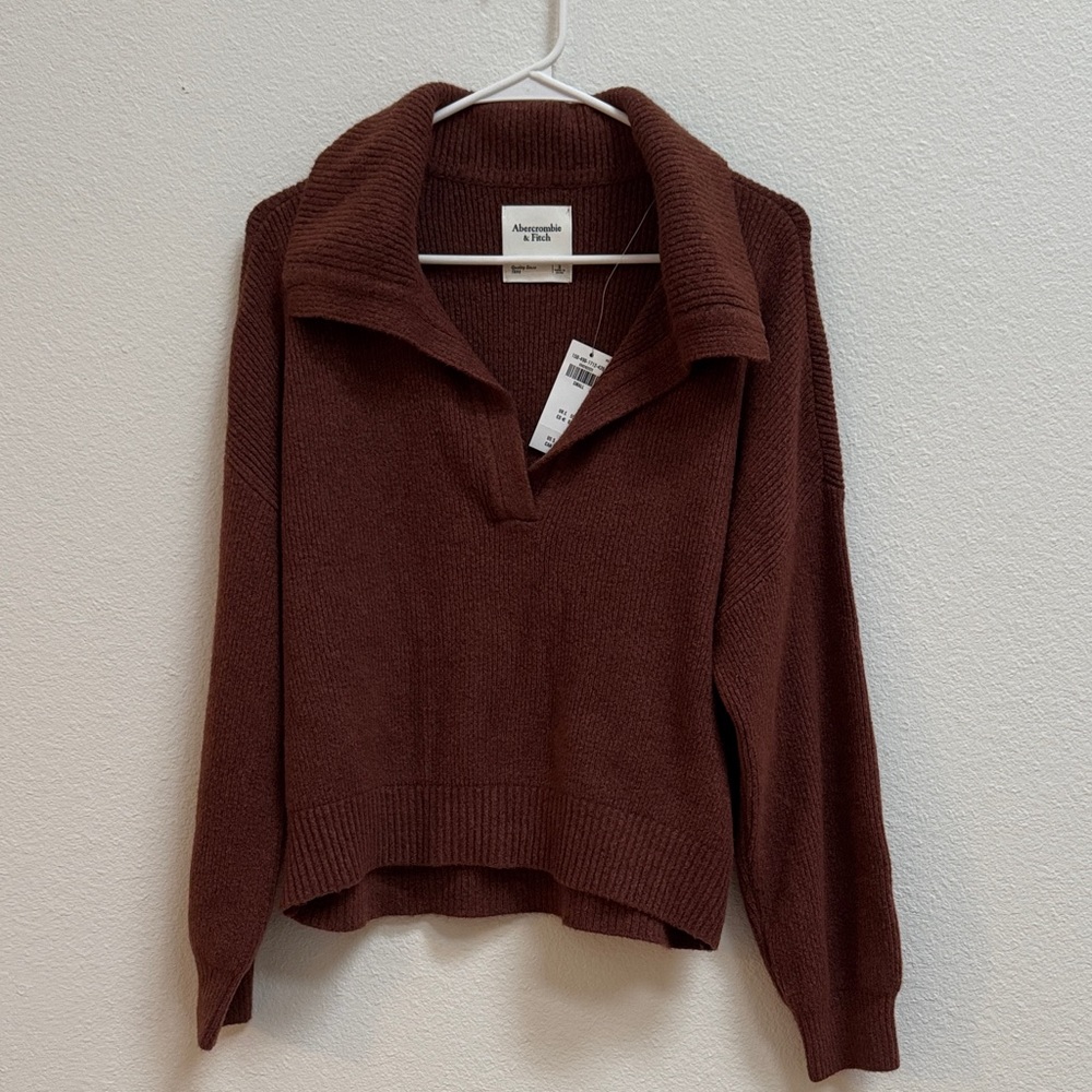 Abercrombie Drak Brown Sweater